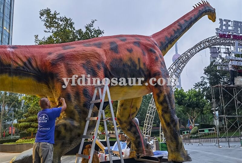 Zigong Supplier Seismosaurus Animatronic Dinosaur Model