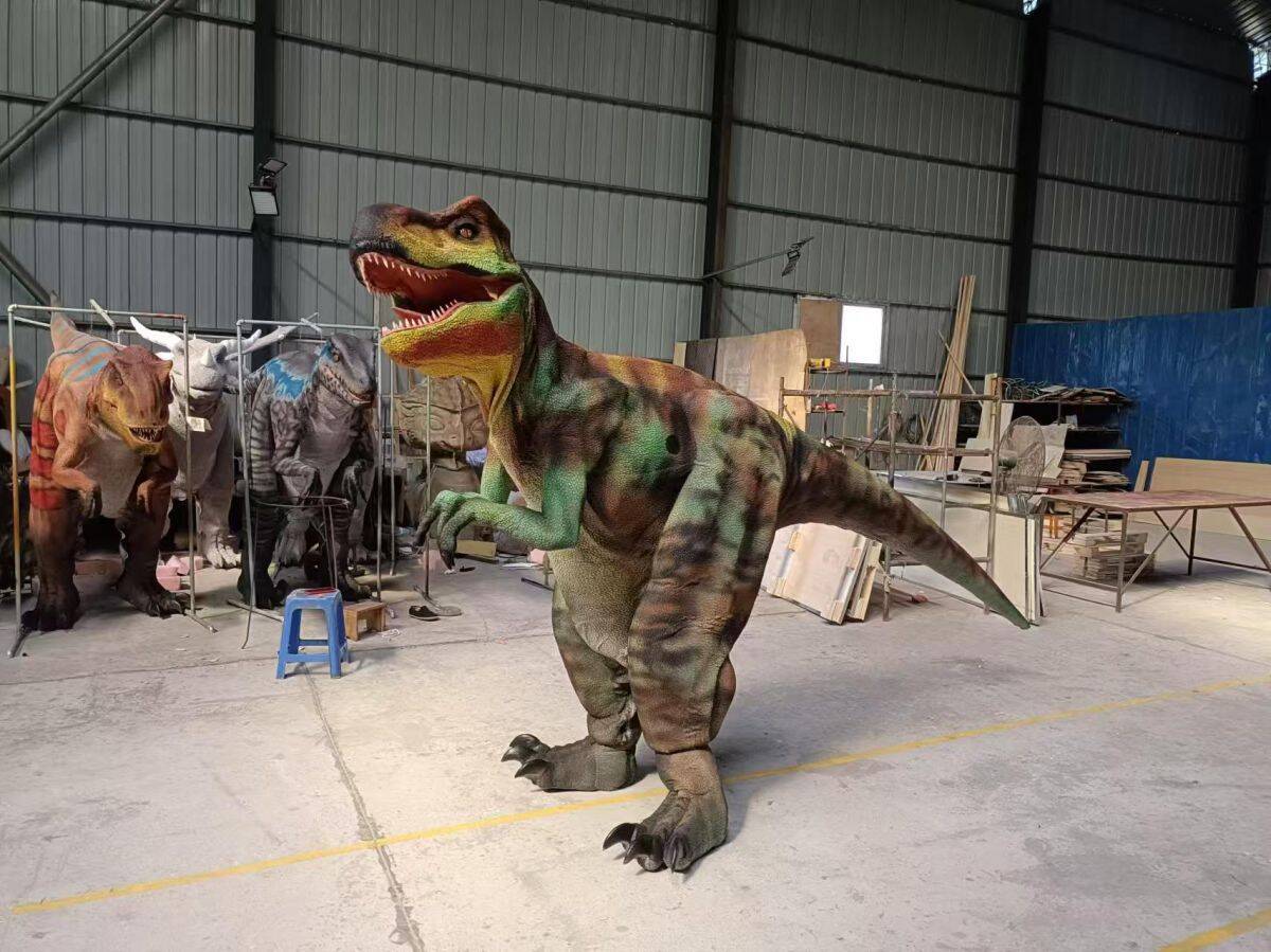 Realistic Animatronic Dinosaur Costume For Amusement Park Entertainment