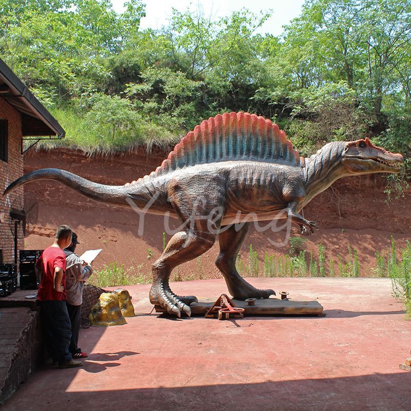 Giant Dinosaur Jurassic Park Attraction Animatronic Spinosaurus
