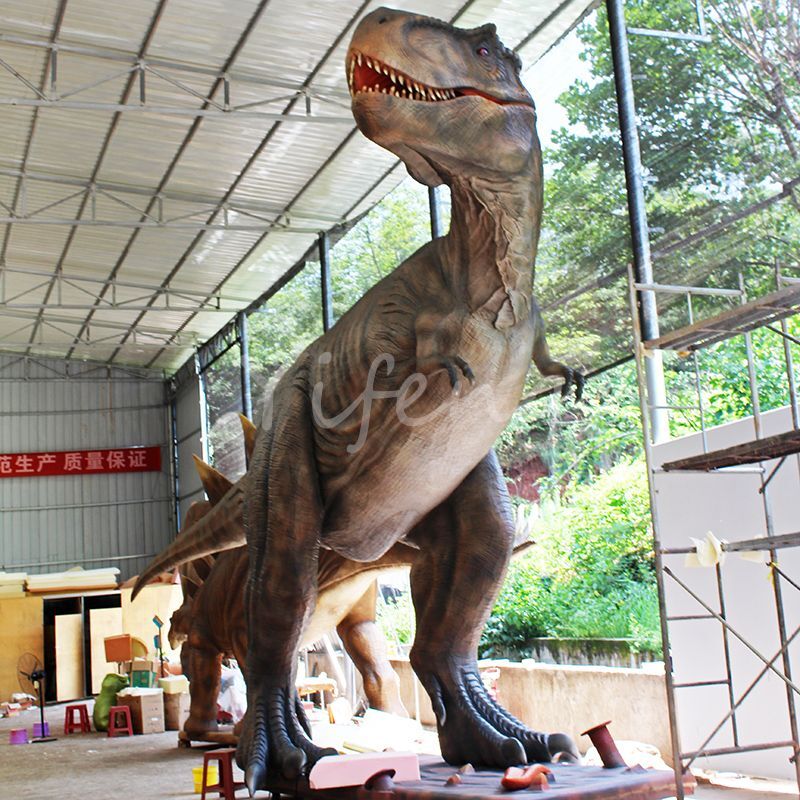 Custom Lifelike Animatronic Tyrannosaurus for Jurassic Park