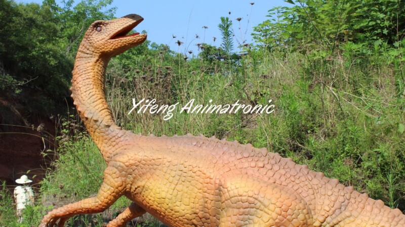 Lifelike Gallimimus Animatronic Dinosaurs for Adventure Park
