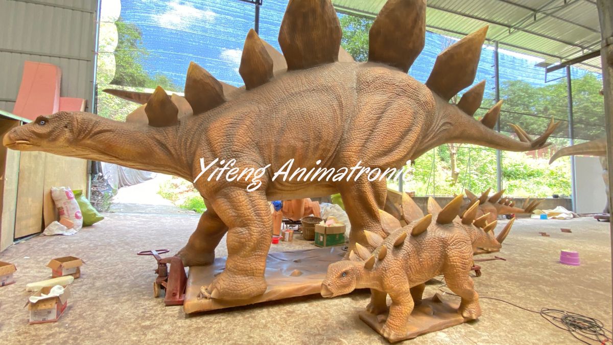Jurassic Park Stegosaurus Animatronic Realistic Robotic Dinosaur