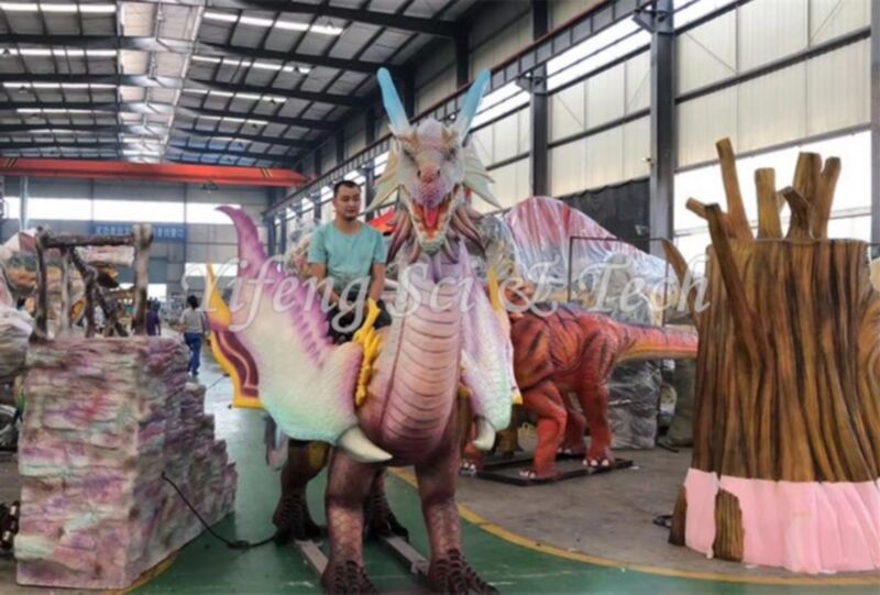 Animatronic Flying Dragon Monster Model